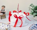 Vanilla With White Chocochips Vintage with Red Ribbon Bows - 500g2.webp
