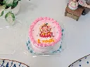 Ganpati Themed Chocolate Mousse Bento Cake - 8 months.webp