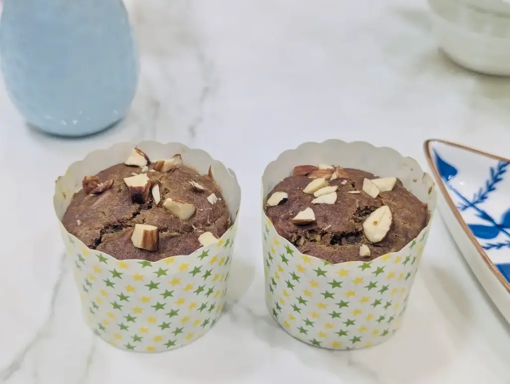 [MF-HDA-2PCS] [Sugar Free] Healthy Dates Almonds Muffins (Pack of 2)