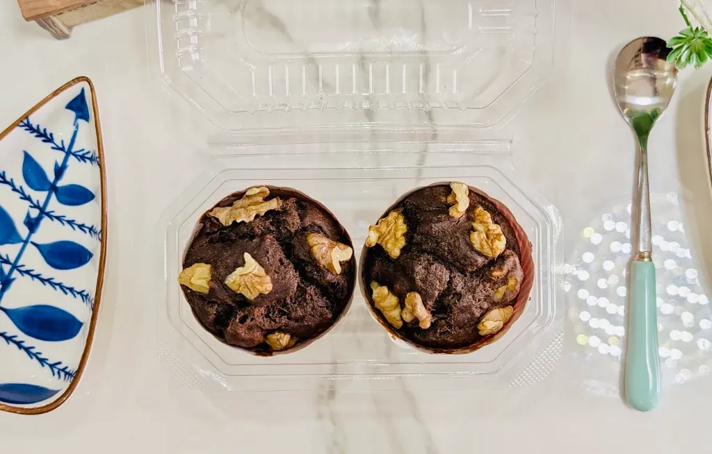 [MF-HCW-2PCS] Healthy Chocolate Walnuts Muffins (Pack of 2)