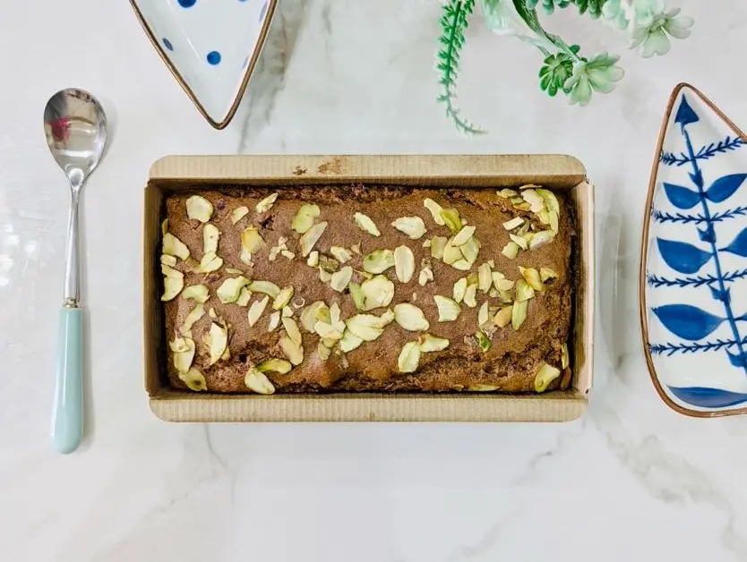 Healthy Pistachio Tea Cake