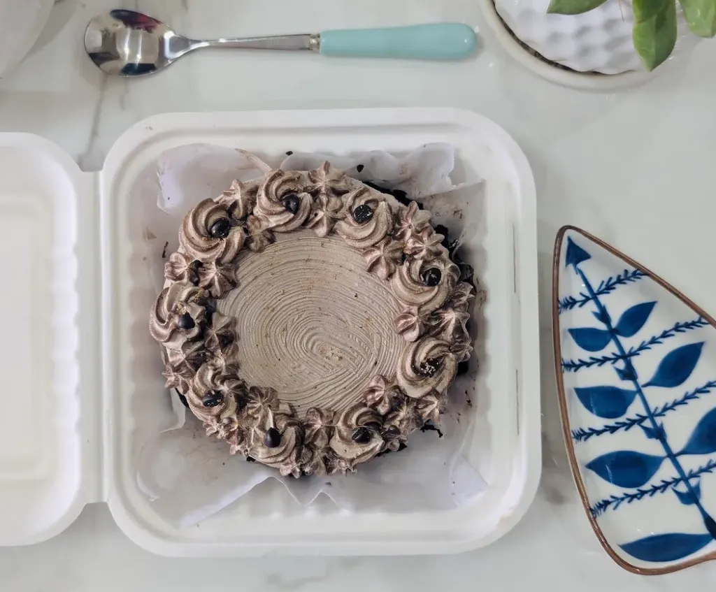 Chocolate Choco Chips Bento Cake D1