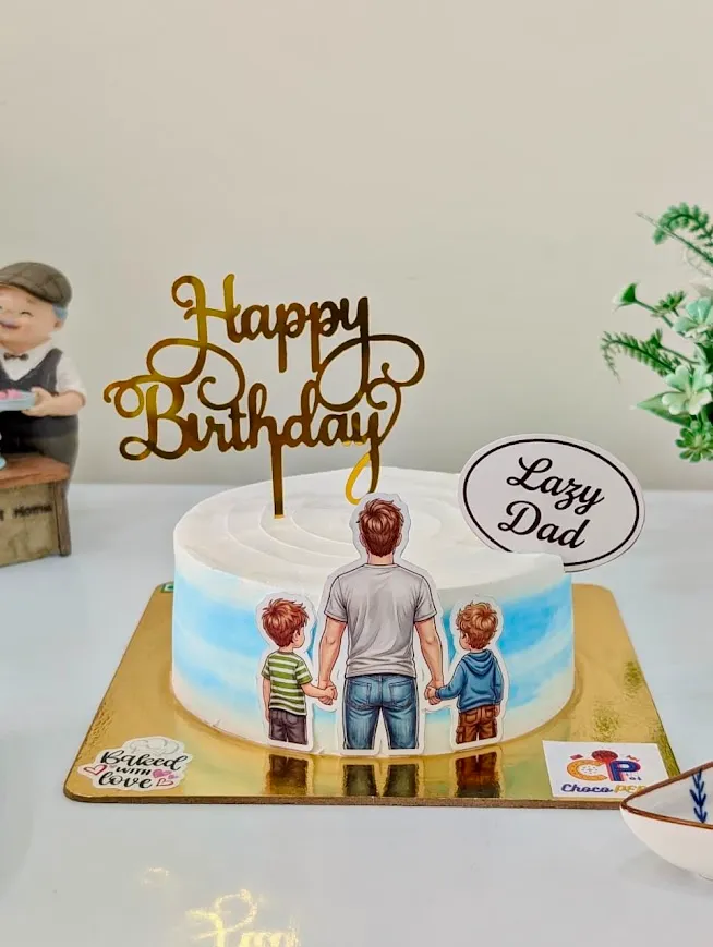 Customized Chocolate Mousse Cake + LAZY DAD [500g]