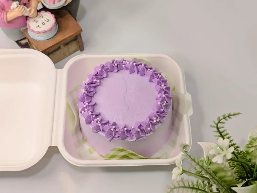 Blueberry Bento Cake
