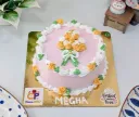 Customized Flower Bouquet Themed Chocolate Mousse Cake [500g]
