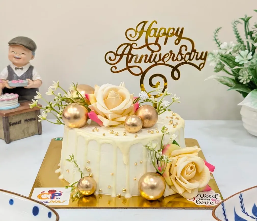 Customized Chocolate Truffle with Almonds & Caramel Cake [500g]