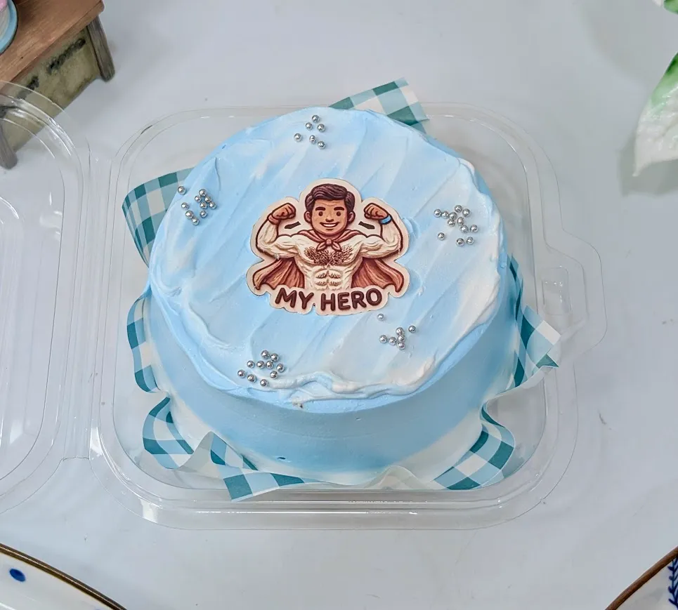 Customized Chocolate Mousse Bento Cake - FDS2