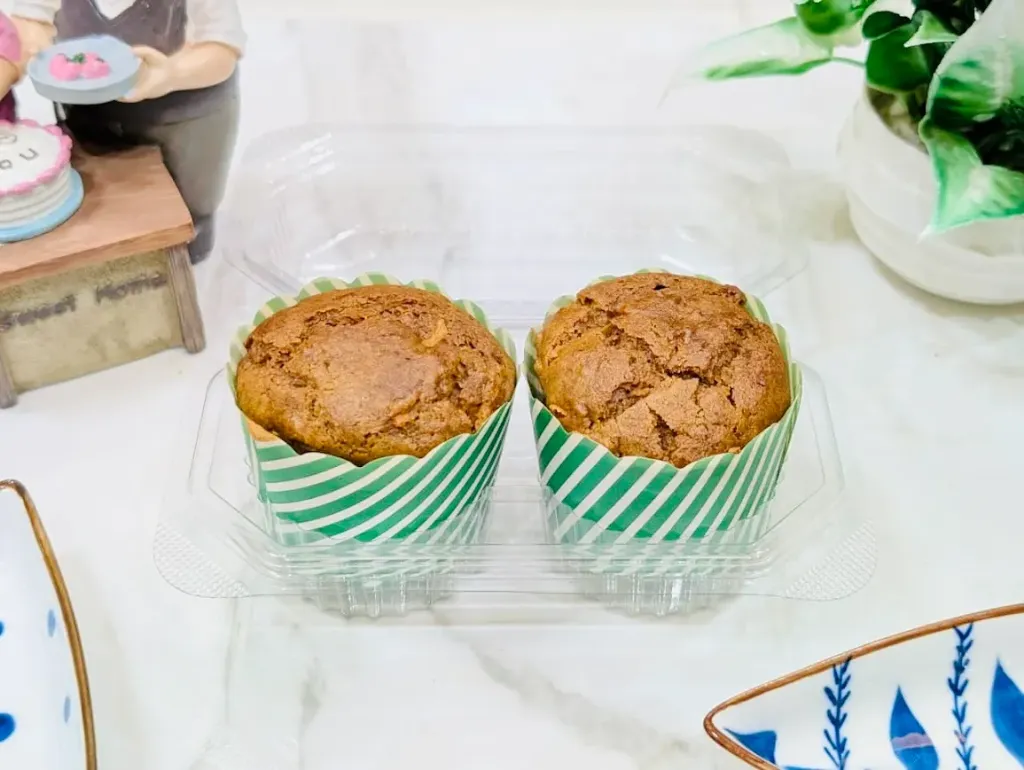 [MF-HCN-2PCS] Healthy Carrot Cinnamon Muffins (Pack of 2)