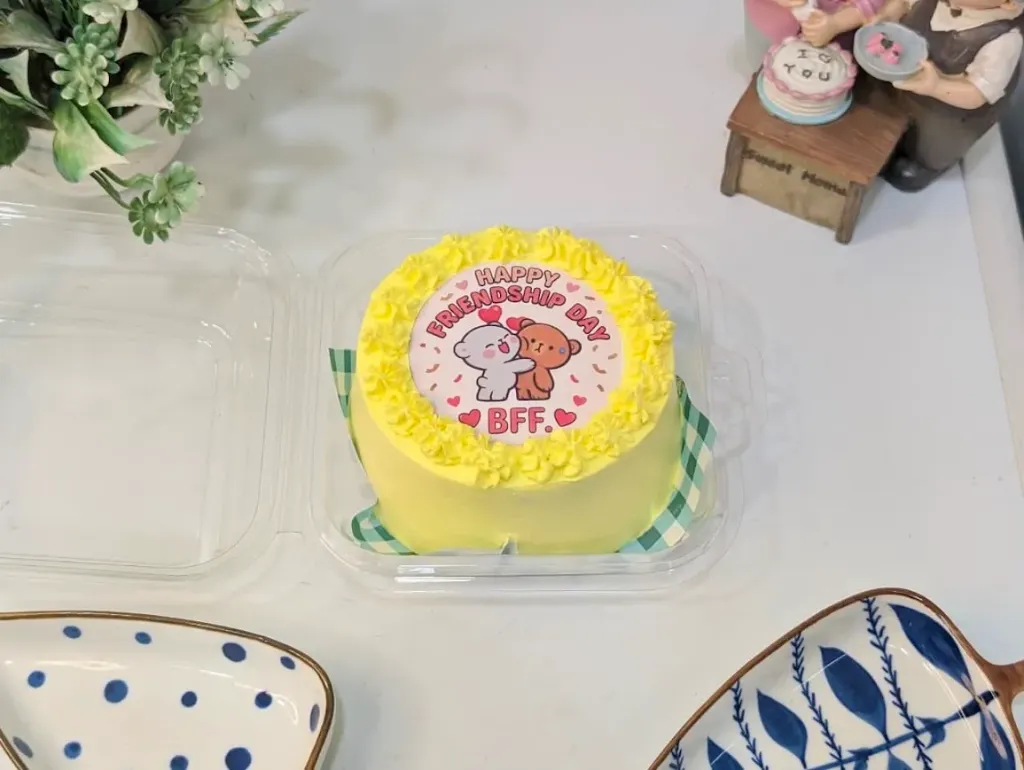 Customized Pineapple Bento Cake - Friendship Day