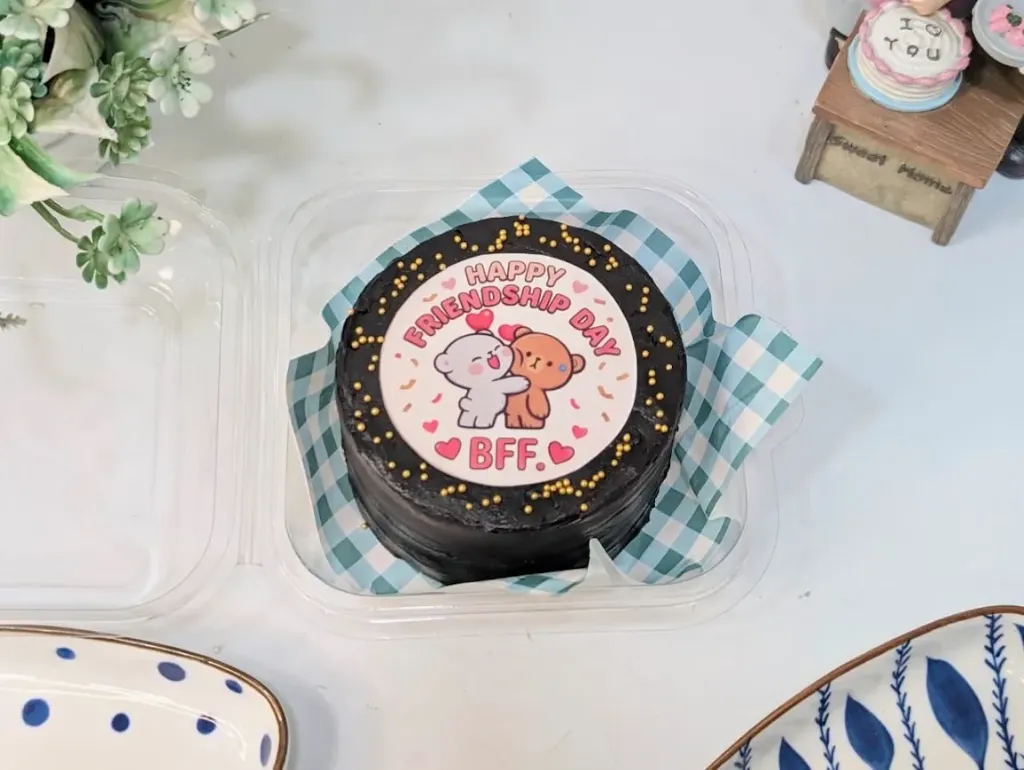 Customized Chocolate Truffle Bento Cake - Friendship Day