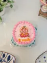 Customized Ganpati Ji Themed Chocolate Mousse Bento Cake