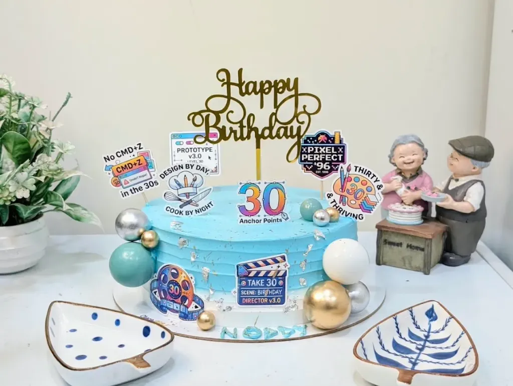 Customized UI Developer & Artist Themed Chocolate Mousse Cake [1Kg]