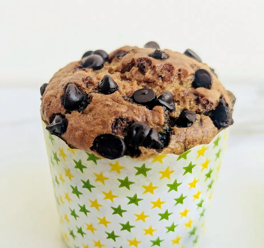 Healthy Banana Choco Chips Muffins [6 Pieces]
