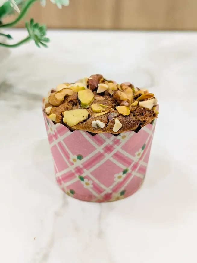 Healthy Aata Jaggery Muffins [6 Pieces]