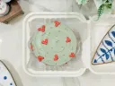 Customized Chocolate Mousse Bento Cake with hearts
