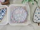 Customized Gender Reveal Themed Pineapple Bento Cake