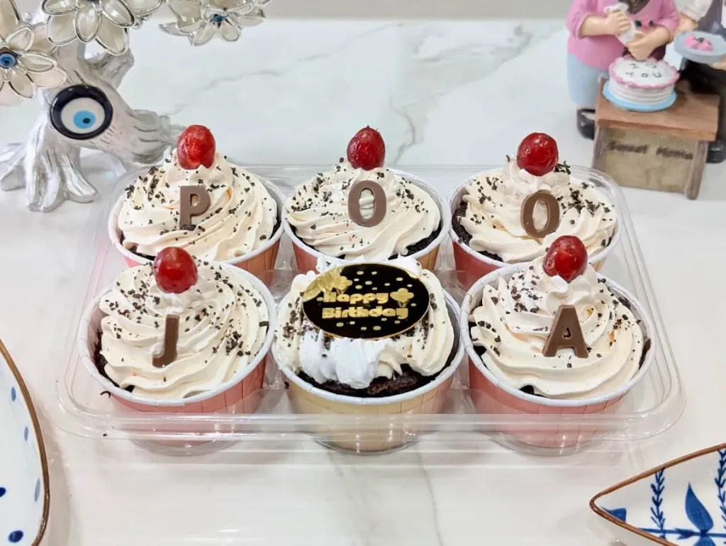 Customized Black Forest Cupcakes