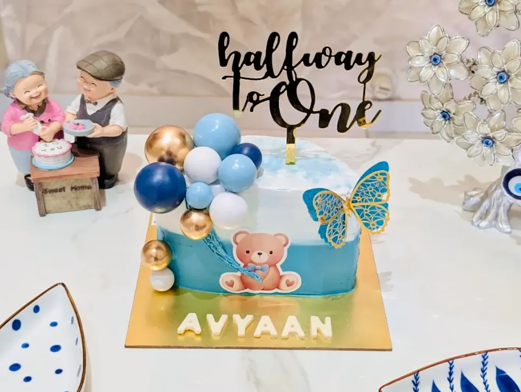 Half Way To One Pineapple Cake (Wheat & Jaggery Sponge) [500g]