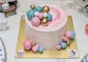 Customized Pink Lotus Biscoff Cake [1.5Kg]