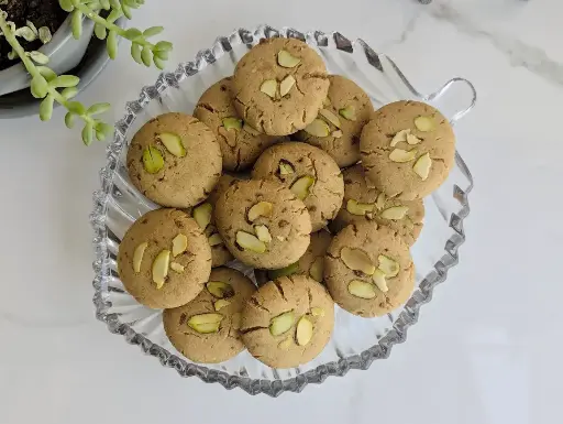 Wheat Mawa Jaggery Cookies