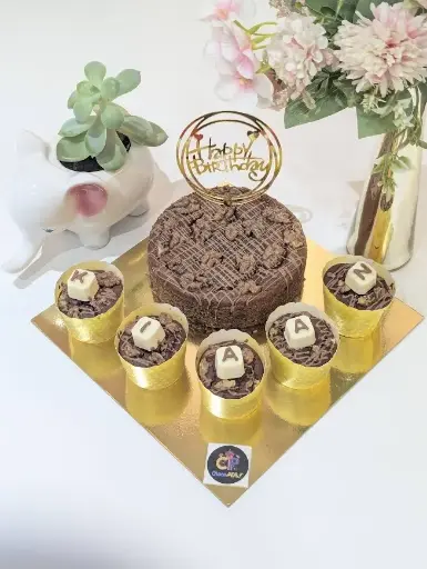 Customized Healthy Dates-Walnuts Tea Cake