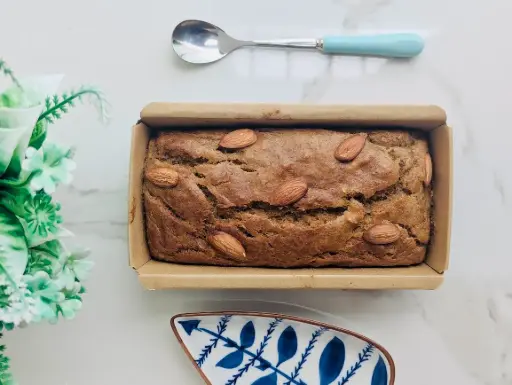 Healthy Banana Almonds Tea Cake